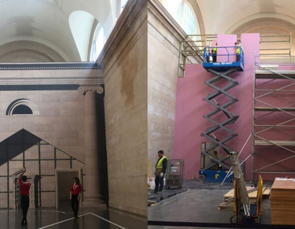 Bronstein Build in Tate Britain Duveen Galleries
