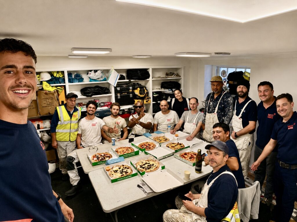 A small gesture, but a big thank you to a great team! 🍕